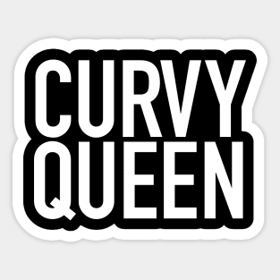 Curvy Queen Sticker